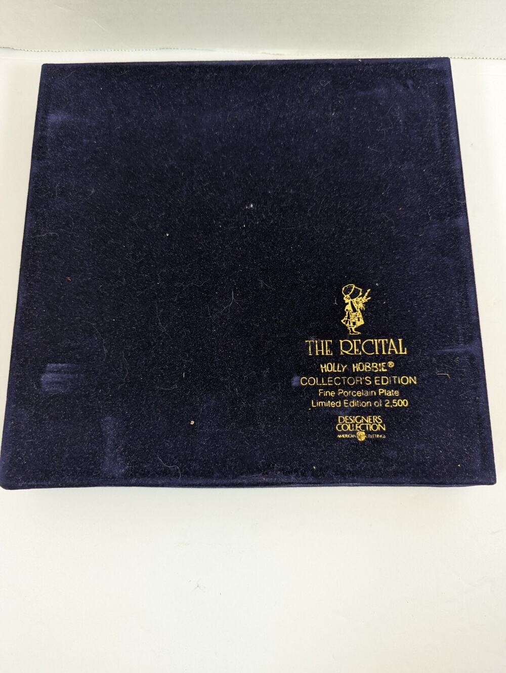 1983 American Greetings Holly Hobbie "The Recital" Collector's Edition Plate VTG